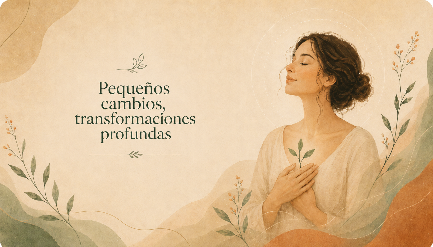 Ilustración SANALAB con mensaje pequeños cambios transformaciones profundas